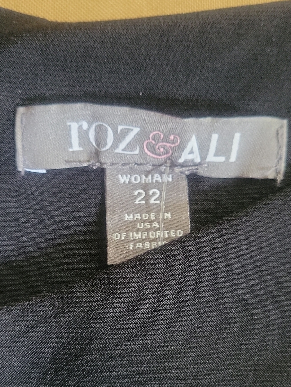 NWT Roz & Ali Black Tan Long Sun Dress 22 - Picture 5 of 8